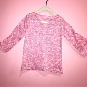 Lilly Pulitzer Girls Pink Floral Cover Up Tunic XS